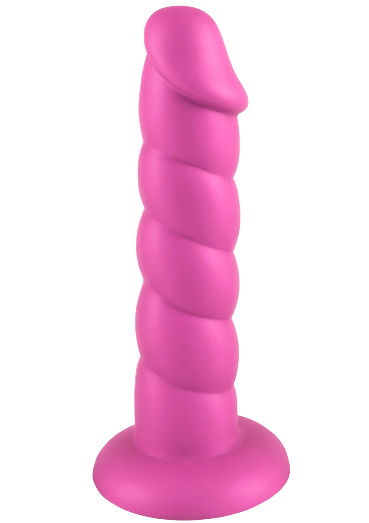 Spiral Tease Dong Silicone M PINK - 3