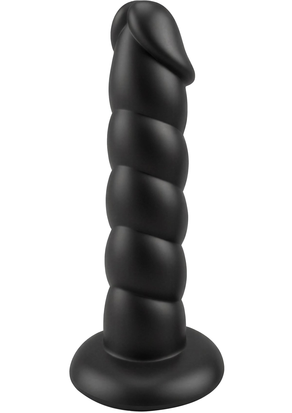 Spiral Tease Dong Silicone XL BLACK - 0