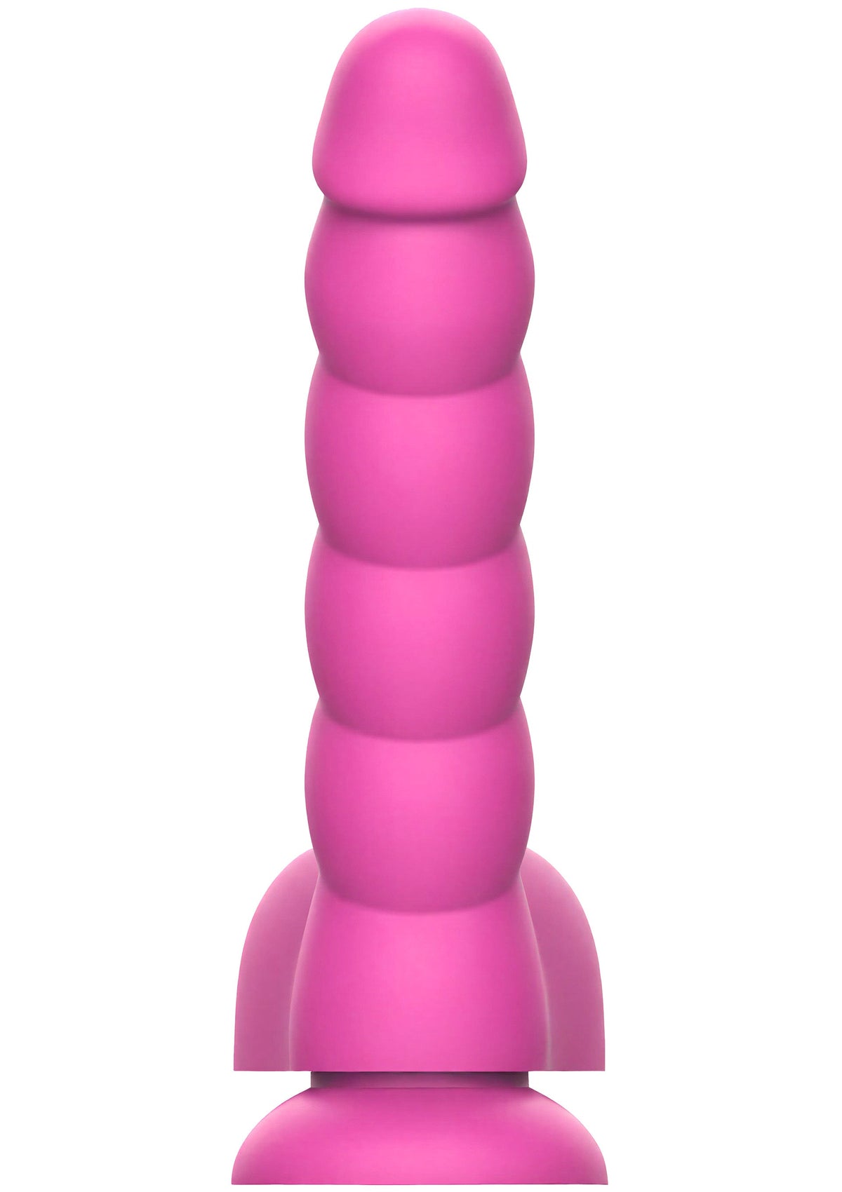 Spiral Tease Vibrating Dildo Silicone M PINK - 6