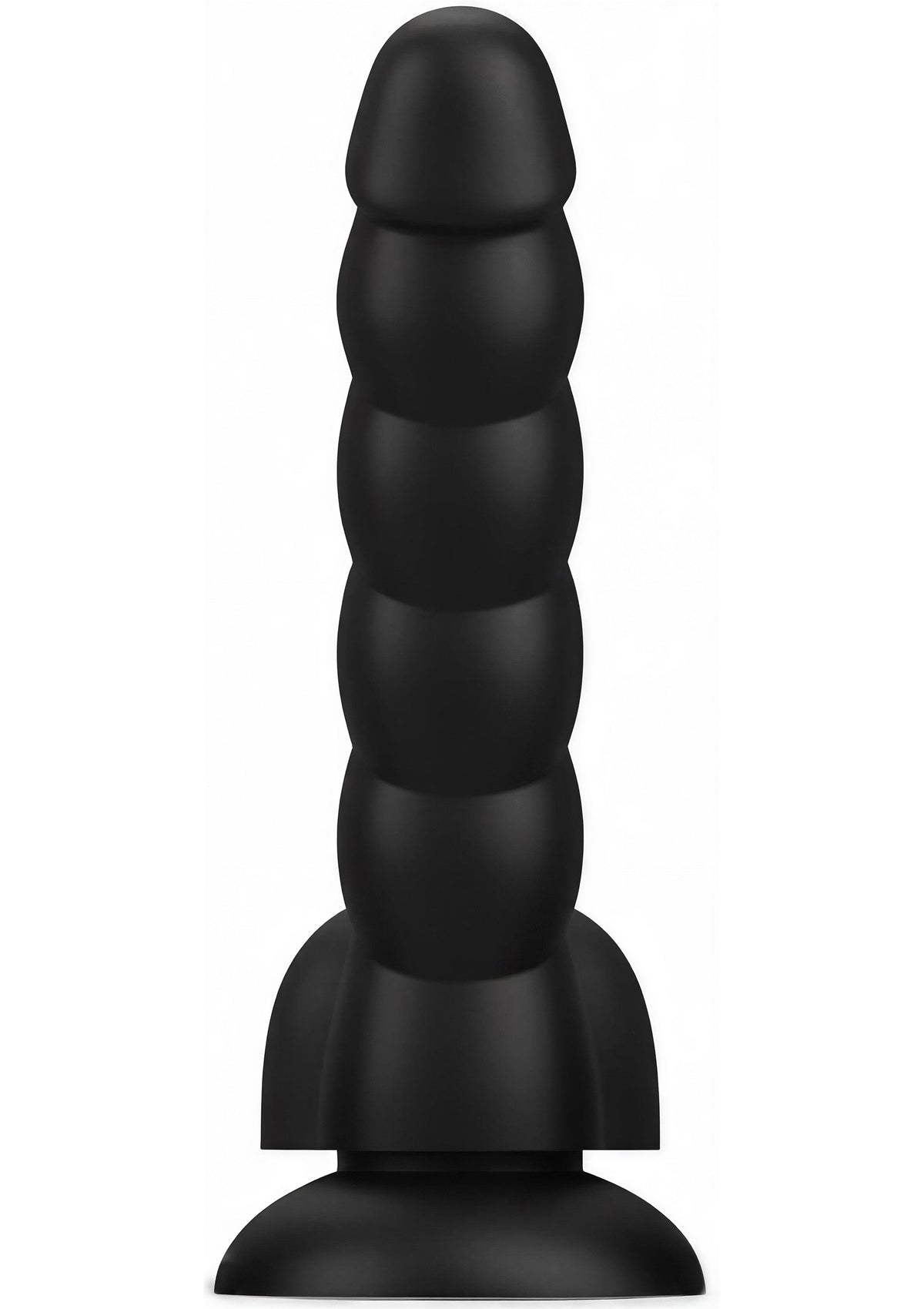 Spiral Tease Vibrating Dildo Silicone XL BLACK - 3