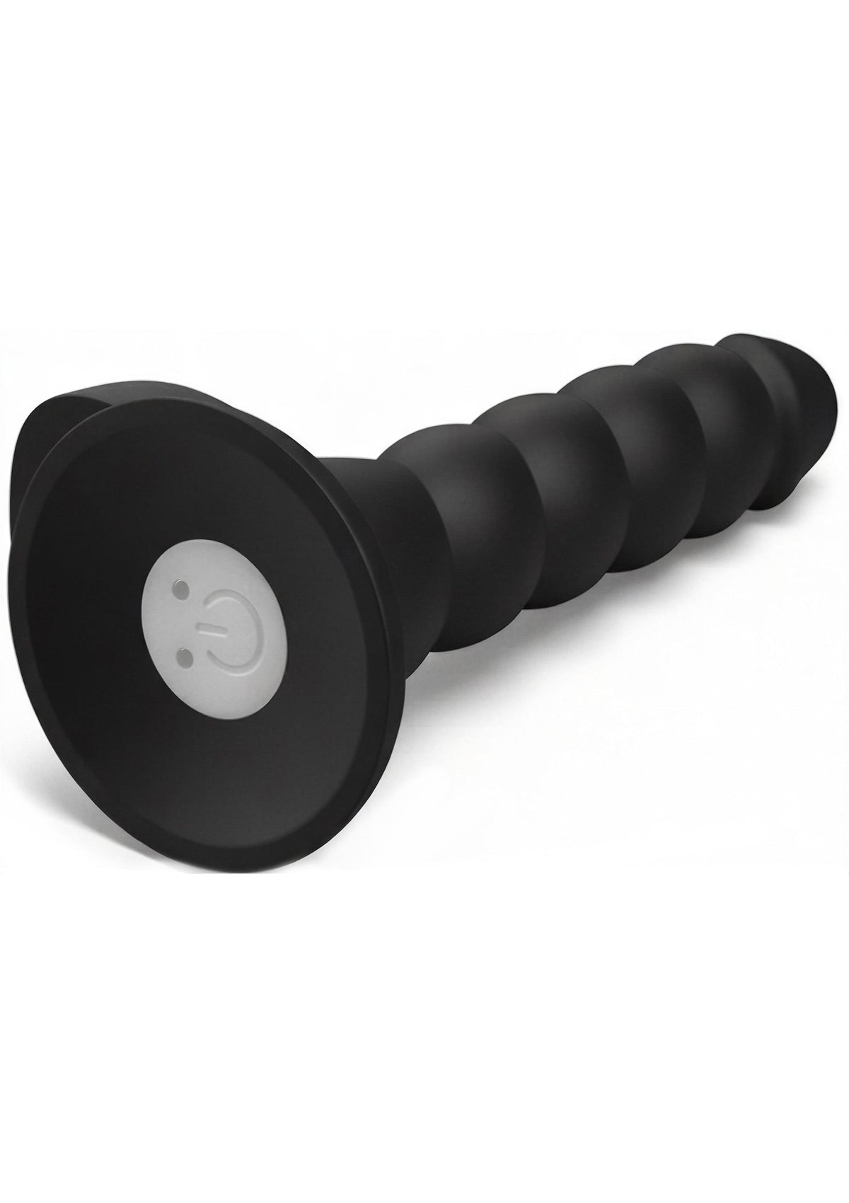 Spiral Tease Vibrating Dildo Silicone XL BLACK - 5
