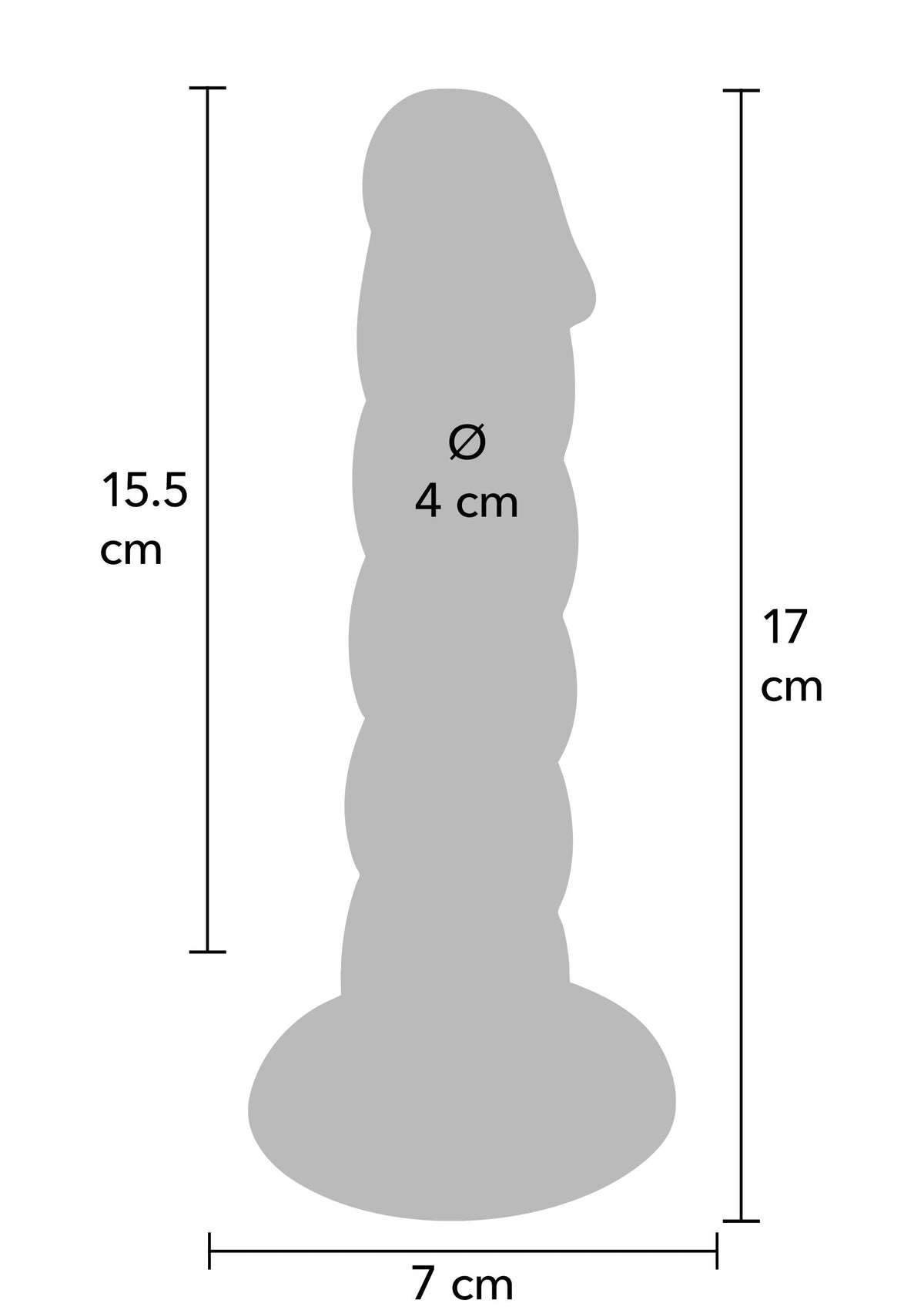 Spiral Tease Vibrating Dong Silicone L PURPLE - 7