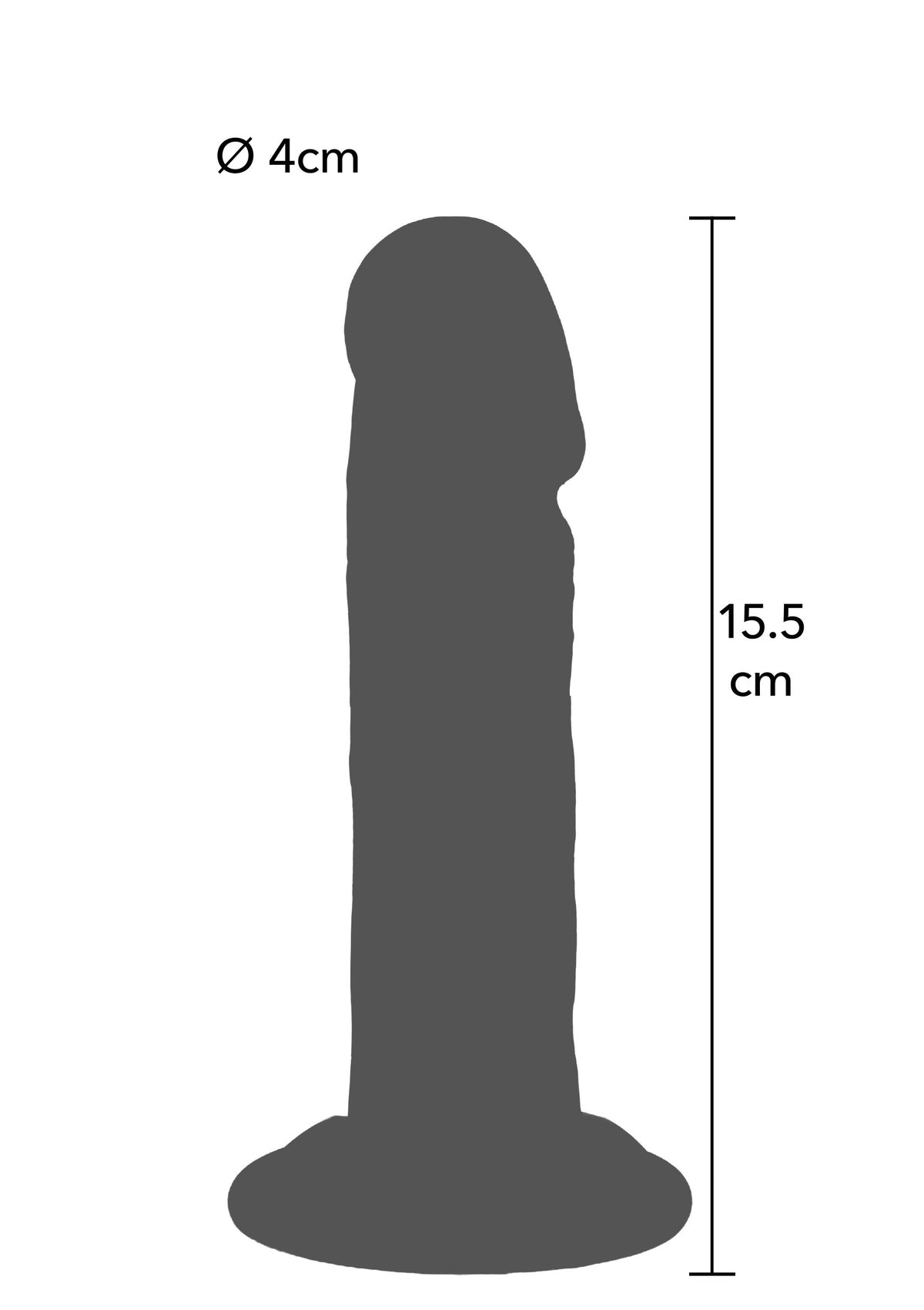 Sliding Skin Dong Silicone M SKIN - 2