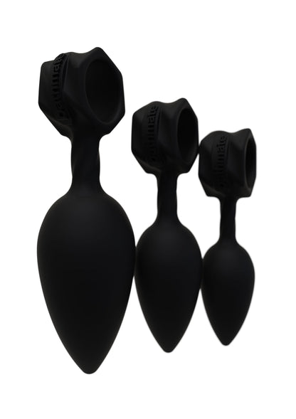 Anal Training Plugs BLACK - 6