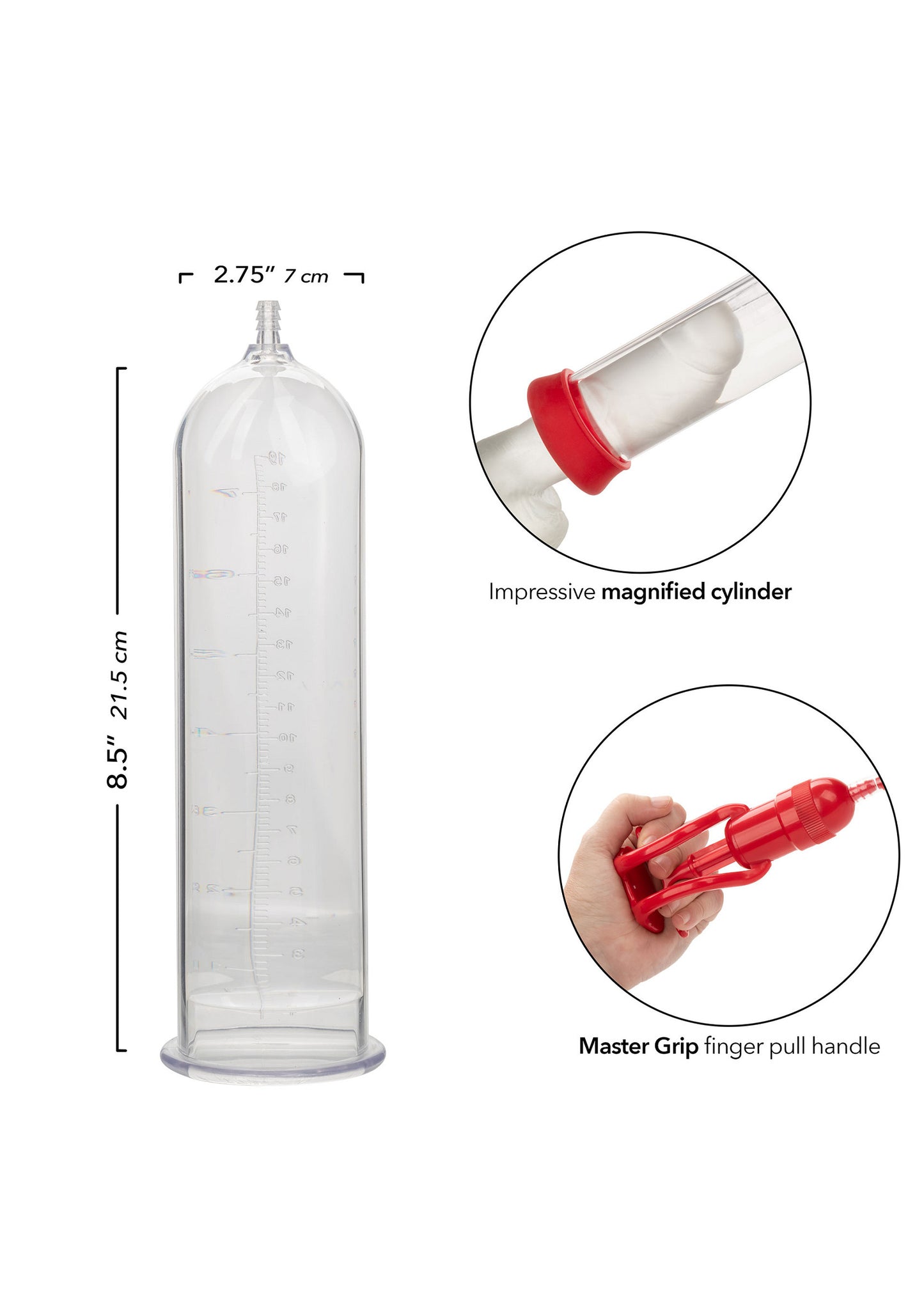 CalExotics Optimum Series Magnified Pump RED - 3