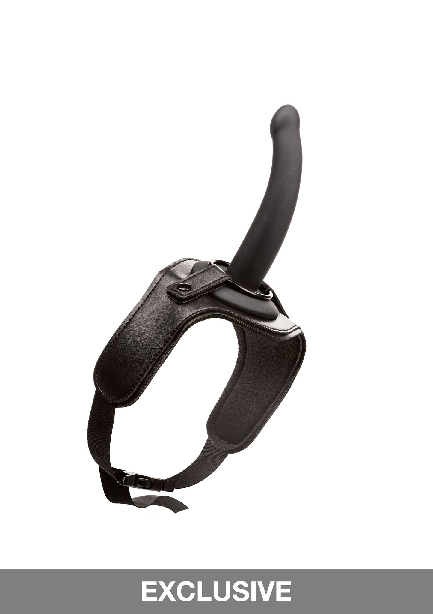 CalExotics Onyxxx Thigh Strap with Silicone Probe BLACK - 2