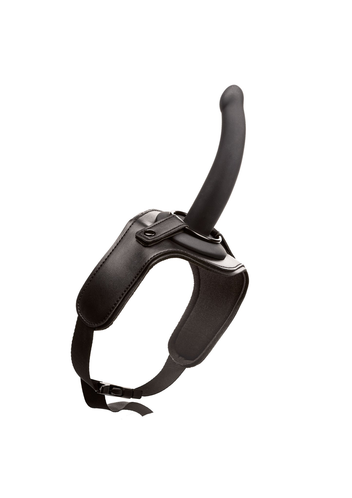 CalExotics Onyxxx Thigh Strap with Silicone Probe BLACK - 0