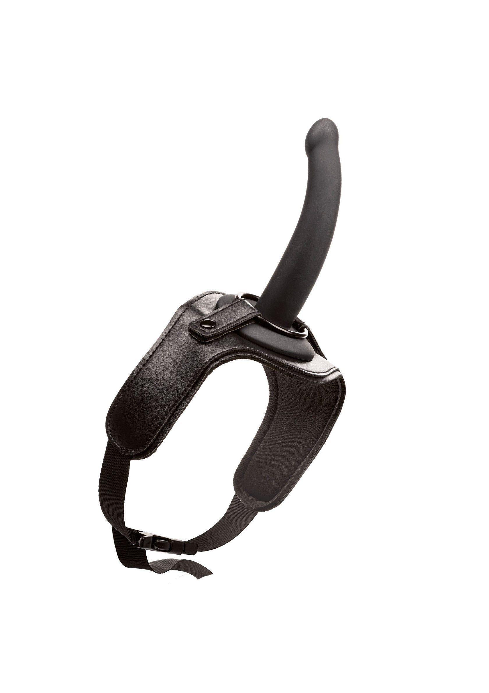 CalExotics Onyxxx Thigh Strap with Silicone Probe BLACK - 0