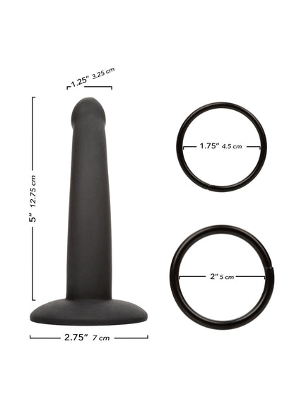 Thigh Strap Silicone Probe BLACK - 4