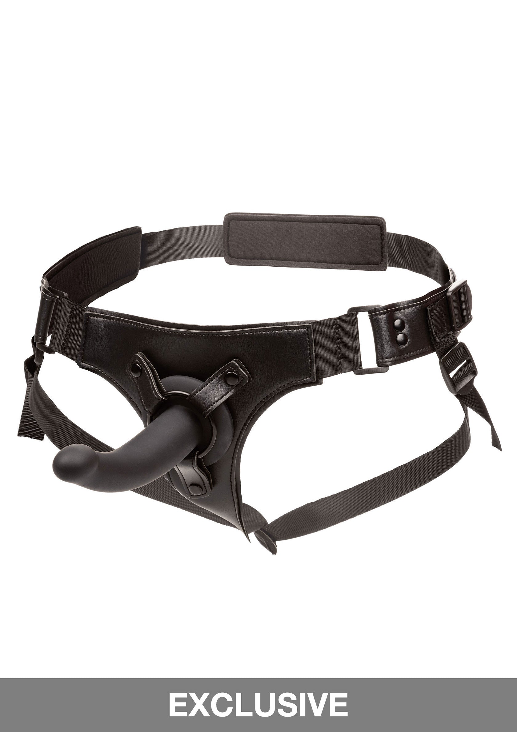 CalExotics Onyxxx Jock Strap with Silicone Probe BLACK - 1