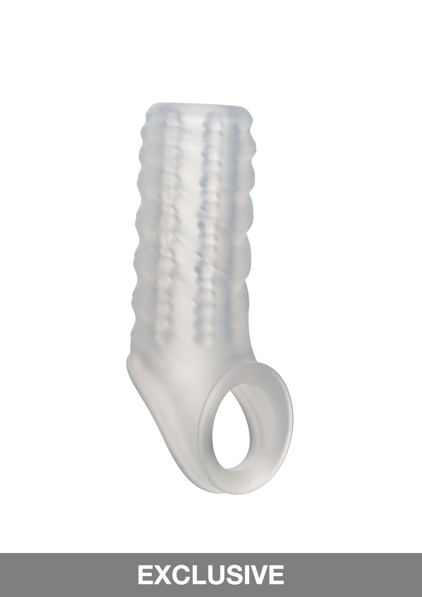 CalExotics Performance Maxx Liquid Silicone Reversible Sleeve TRANSPA - 2