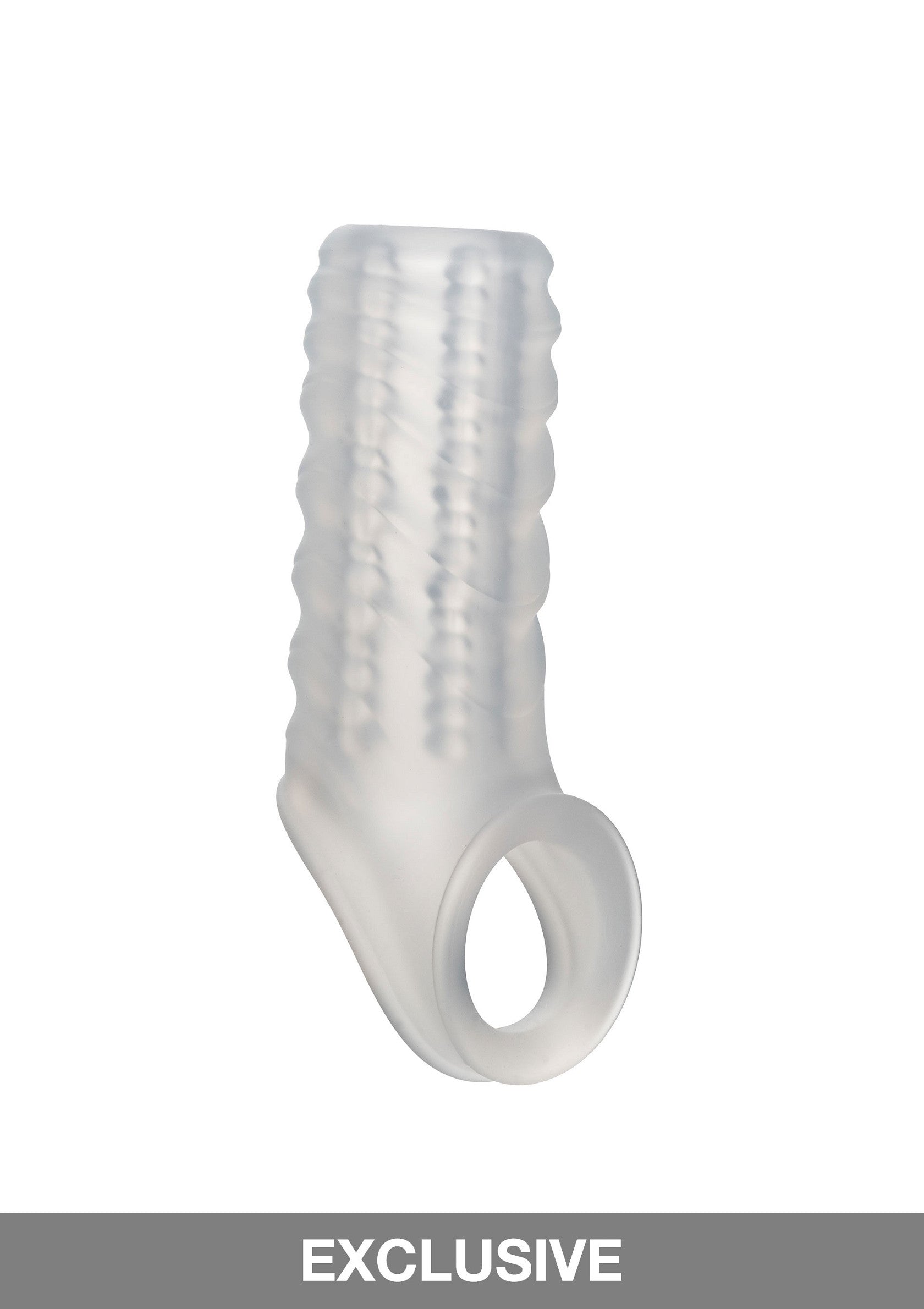 CalExotics Performance Maxx Liquid Silicone Reversible Sleeve TRANSPA - 2
