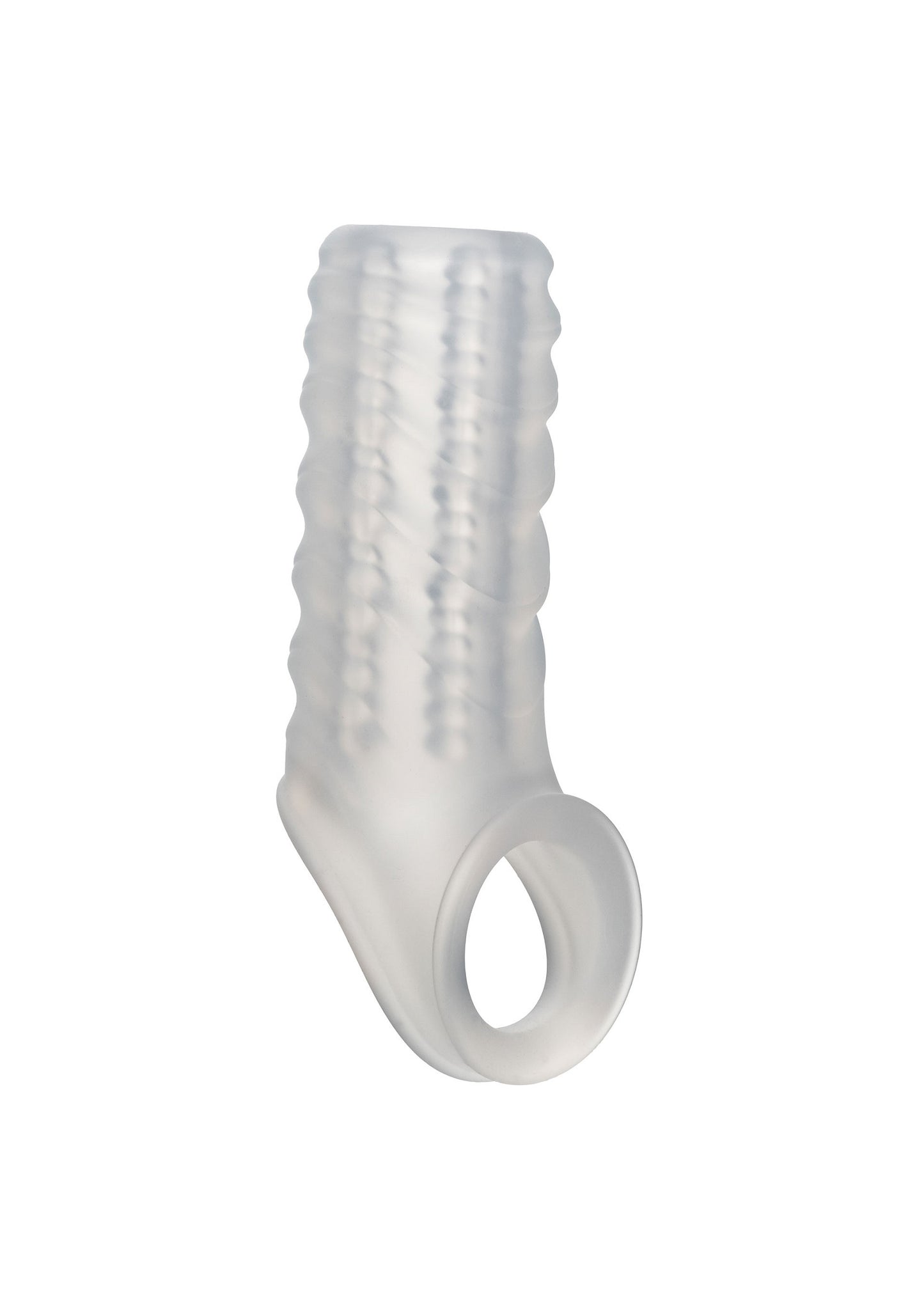 CalExotics Performance Maxx Liquid Silicone Reversible Sleeve TRANSPA - 6