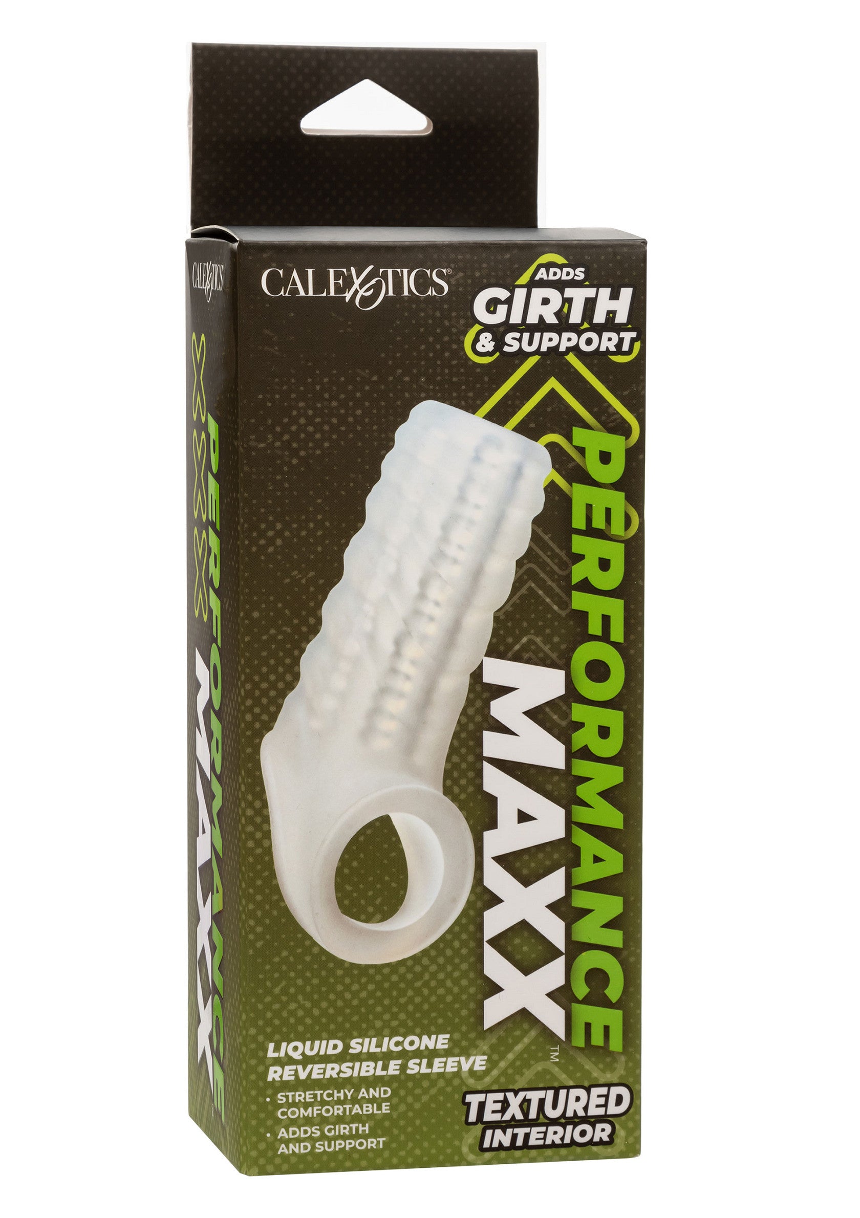 CalExotics Performance Maxx Liquid Silicone Reversible Sleeve TRANSPA - 0