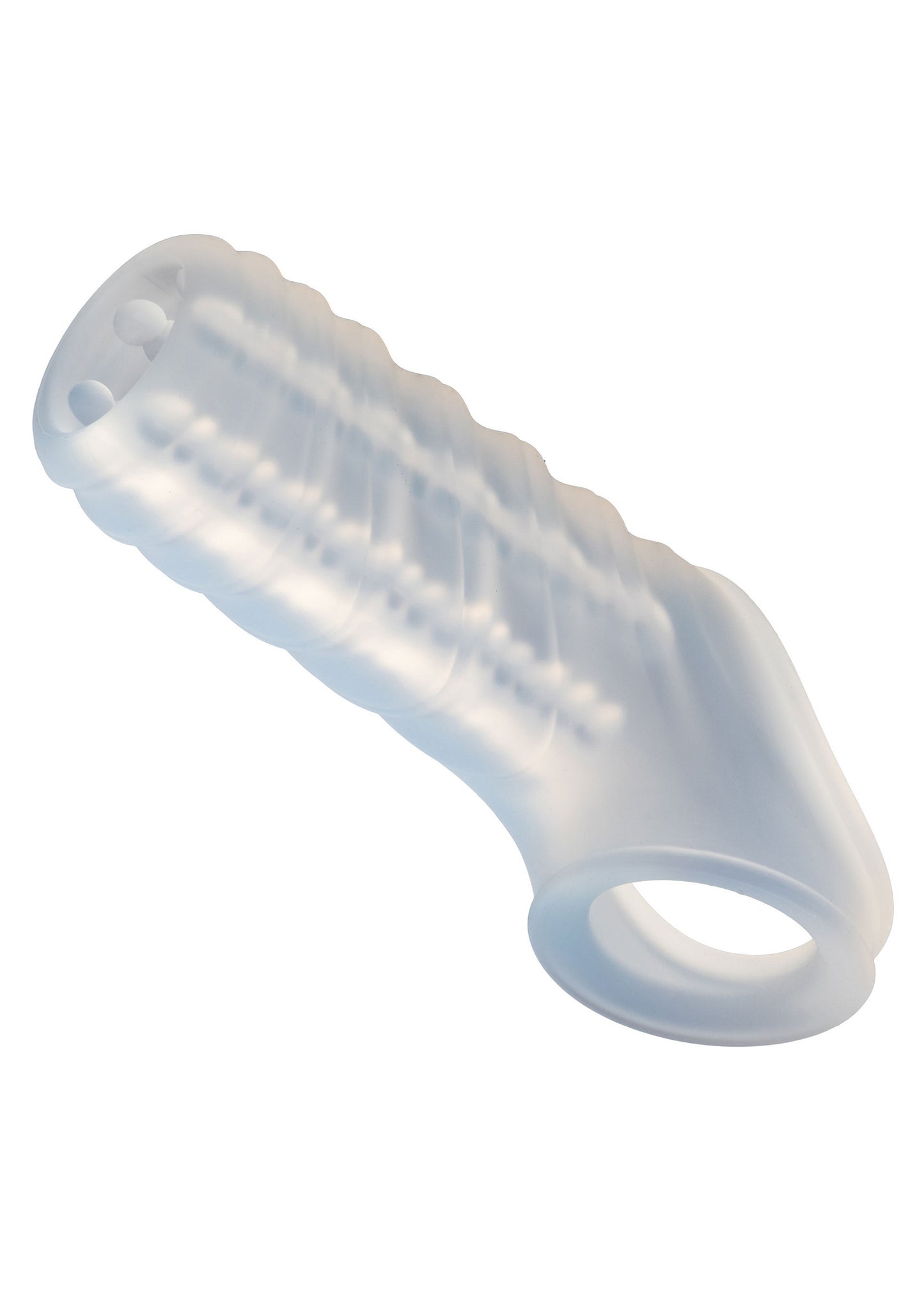 CalExotics Performance Maxx Liquid Silicone Reversible Sleeve TRANSPA - 9