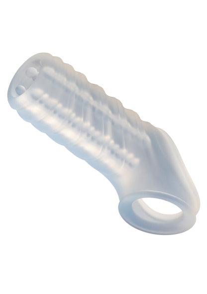 CalExotics Performance Maxx Liquid Silicone Reversible Sleeve TRANSPA - 9
