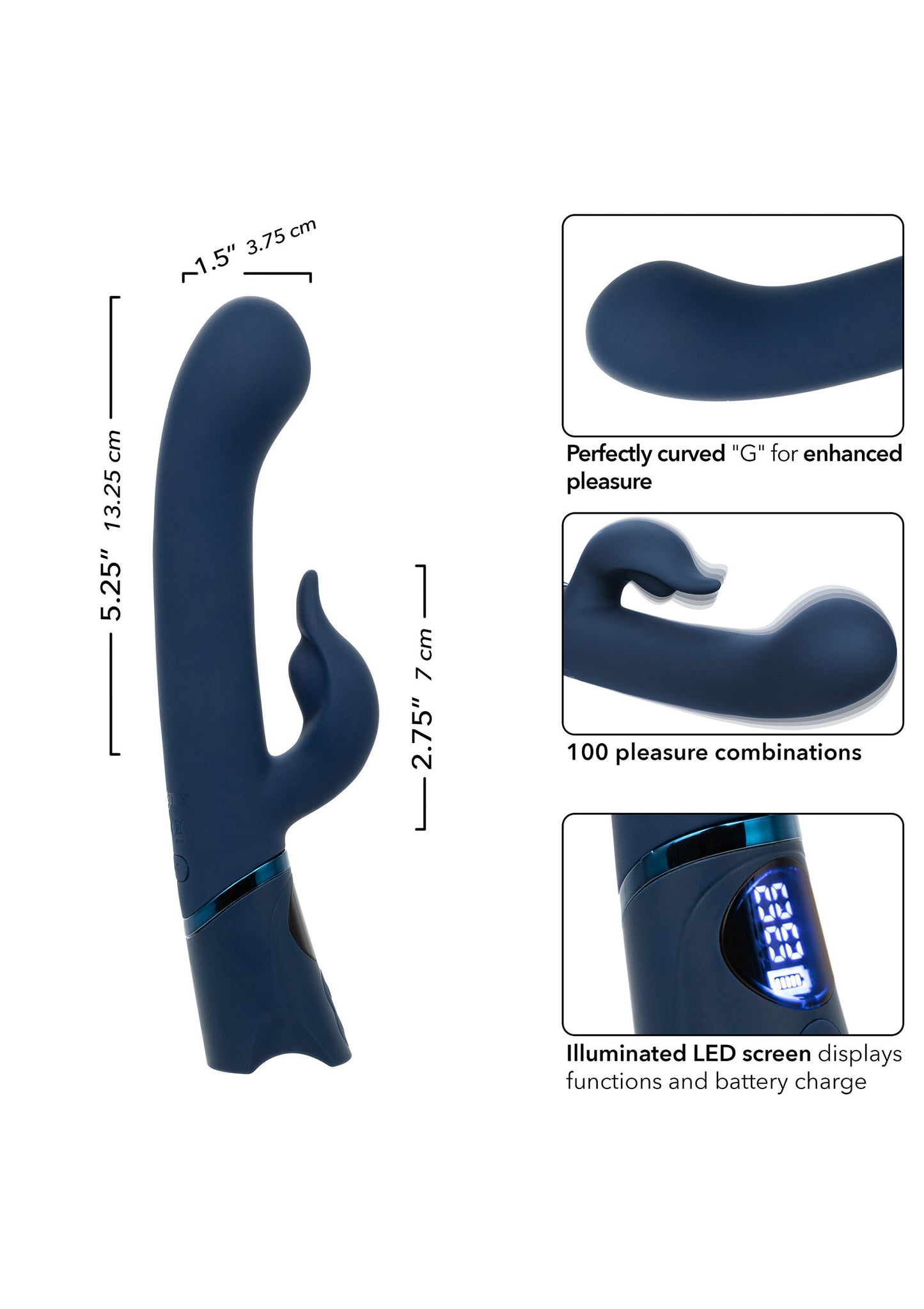 CalExotics Orgasmatron Digital G-Teaser BLUE - 8