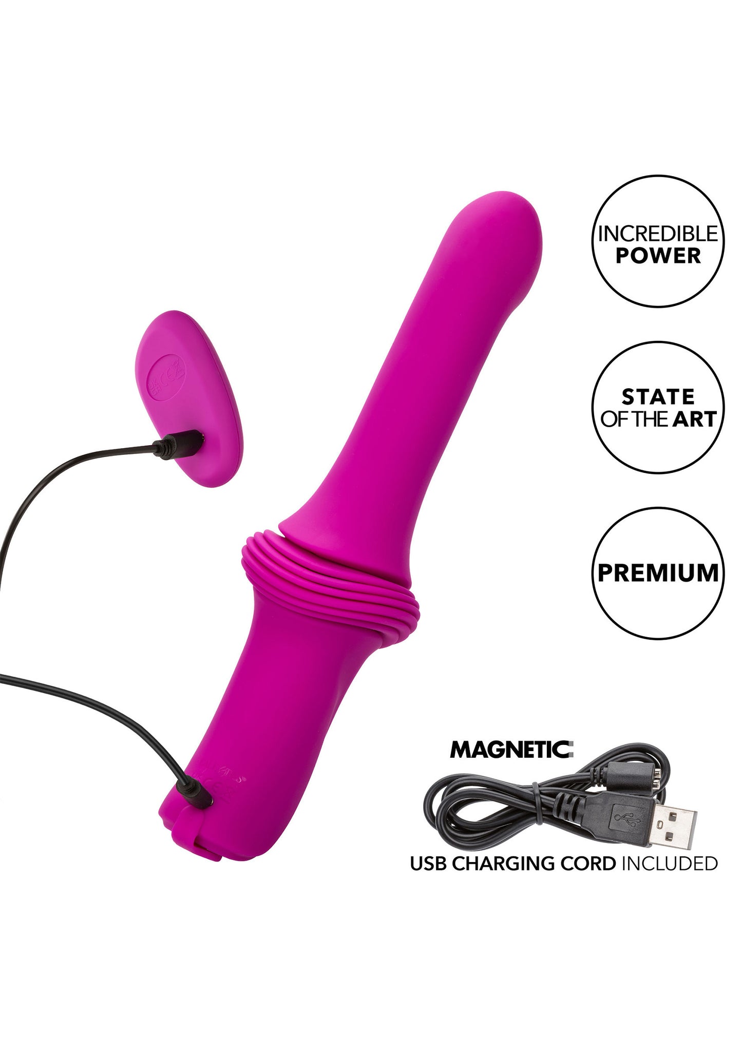 CalExotics Overdrive Sex Machine Smooth Thruster PINK - 0