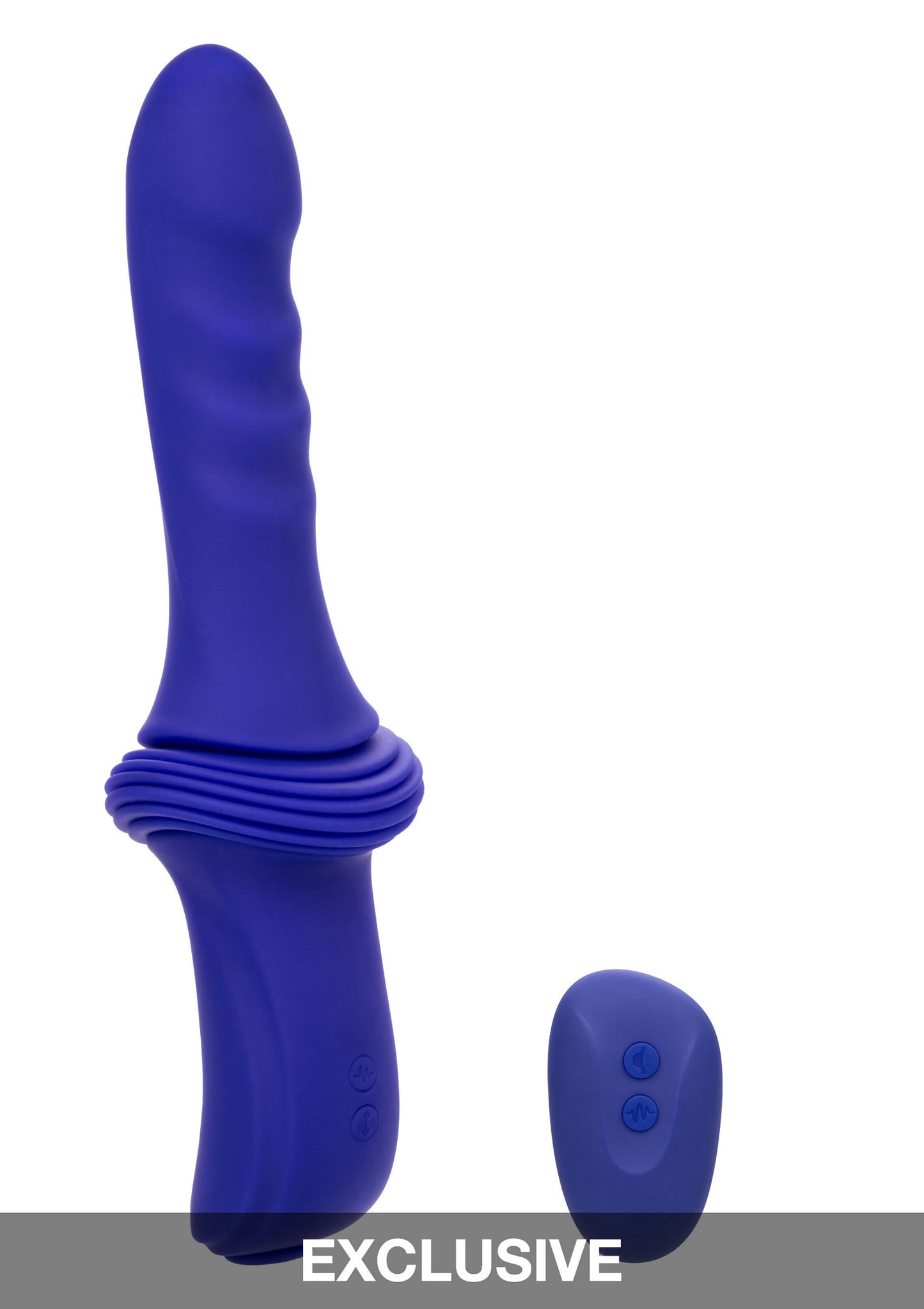 CalExotics Overdrive Sex Machine Ridged Thruster PURPLE - 5