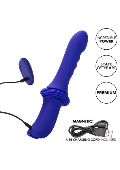 CalExotics Overdrive Sex Machine Ridged Thruster PURPLE - 0