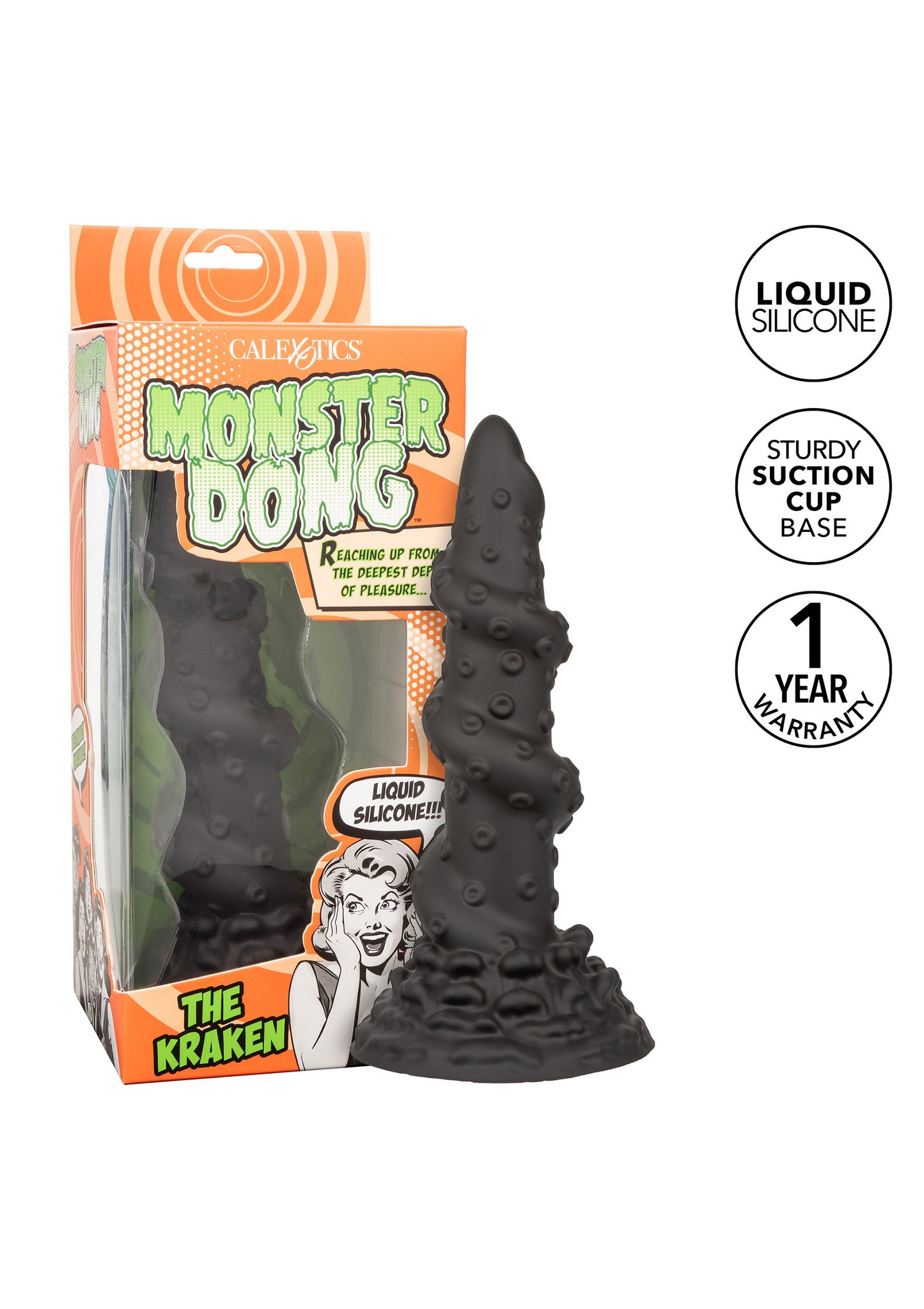 CalExotics Monster Dong The Kraken BLACK - 0