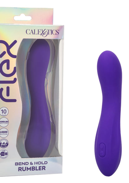 Bend & Hold Rumbler Vibrator PURPLE - 7