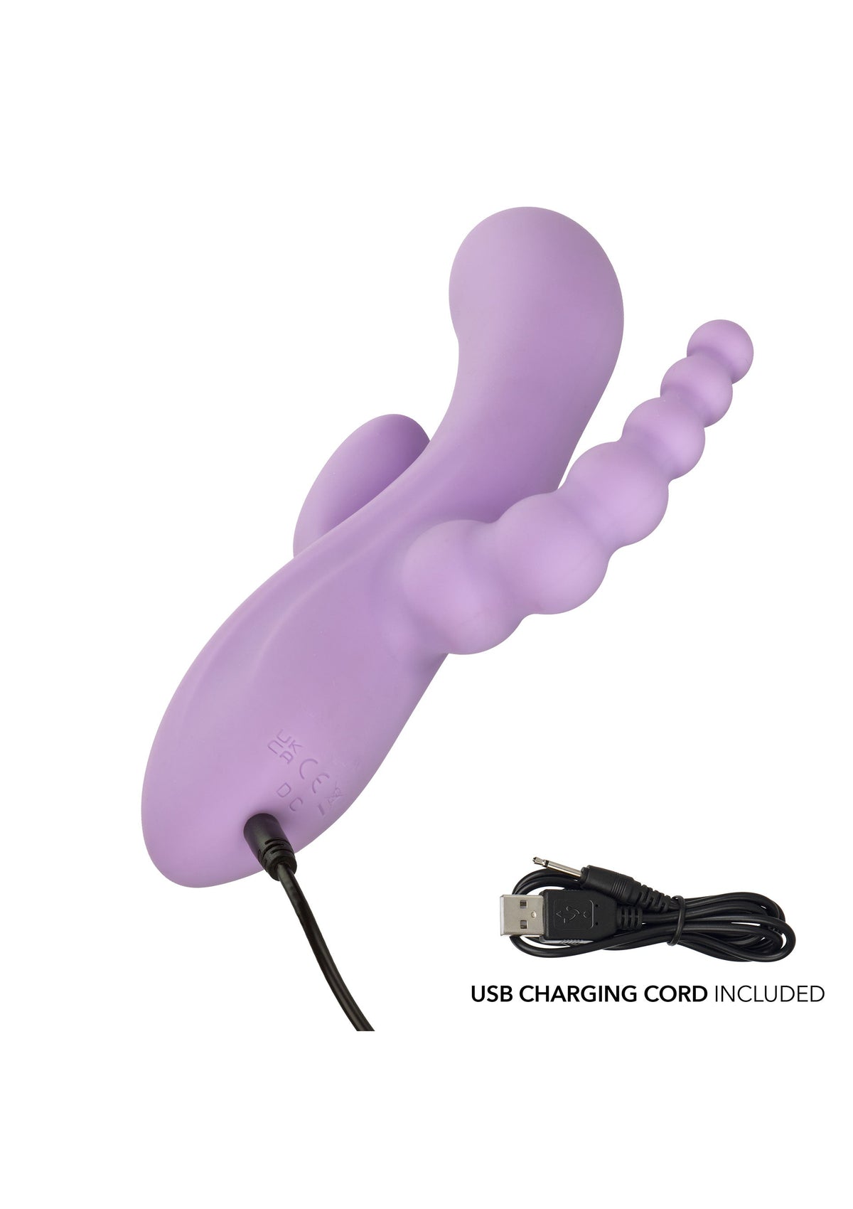 Bend & Hold Triple Rumbler Vibrator PURPLE - 5
