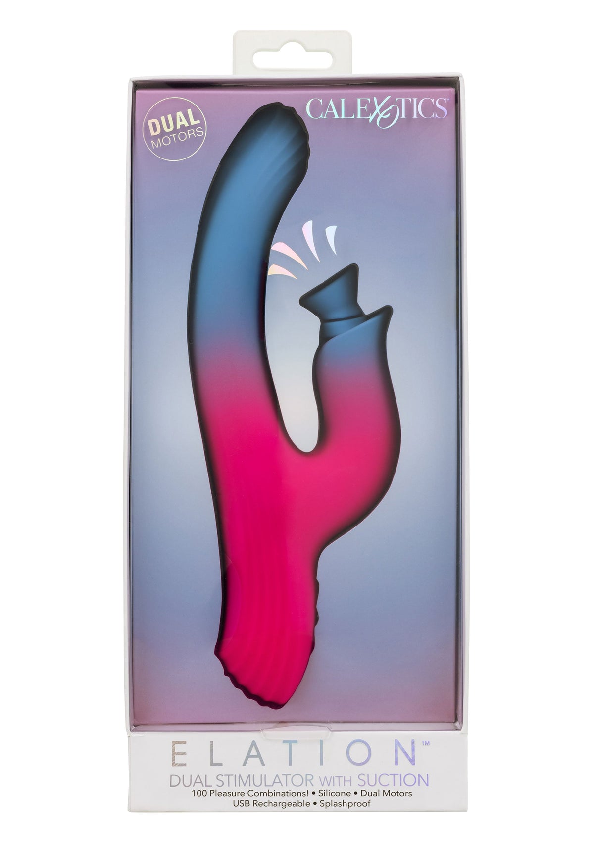 Dual Stimulator Suction Vibrator PINK - 1