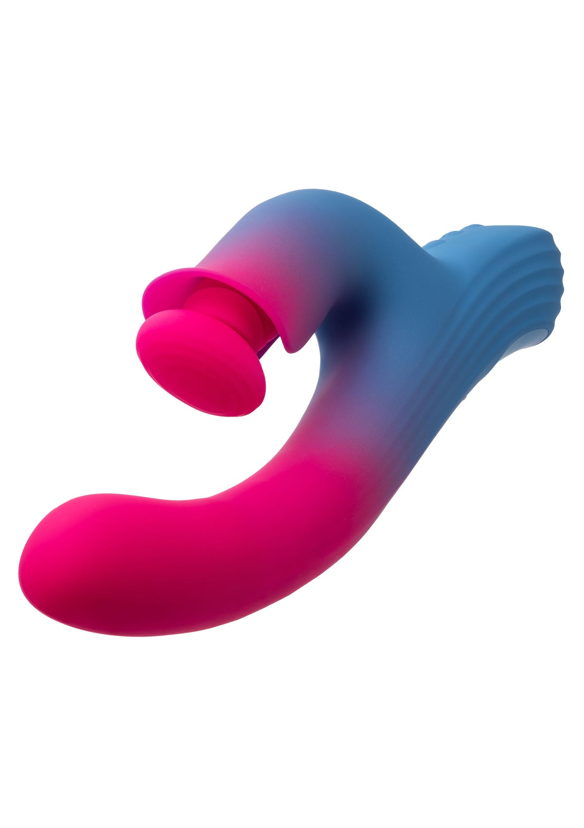 Dual Stimulator Thrusting Vibrator BLUE - 2