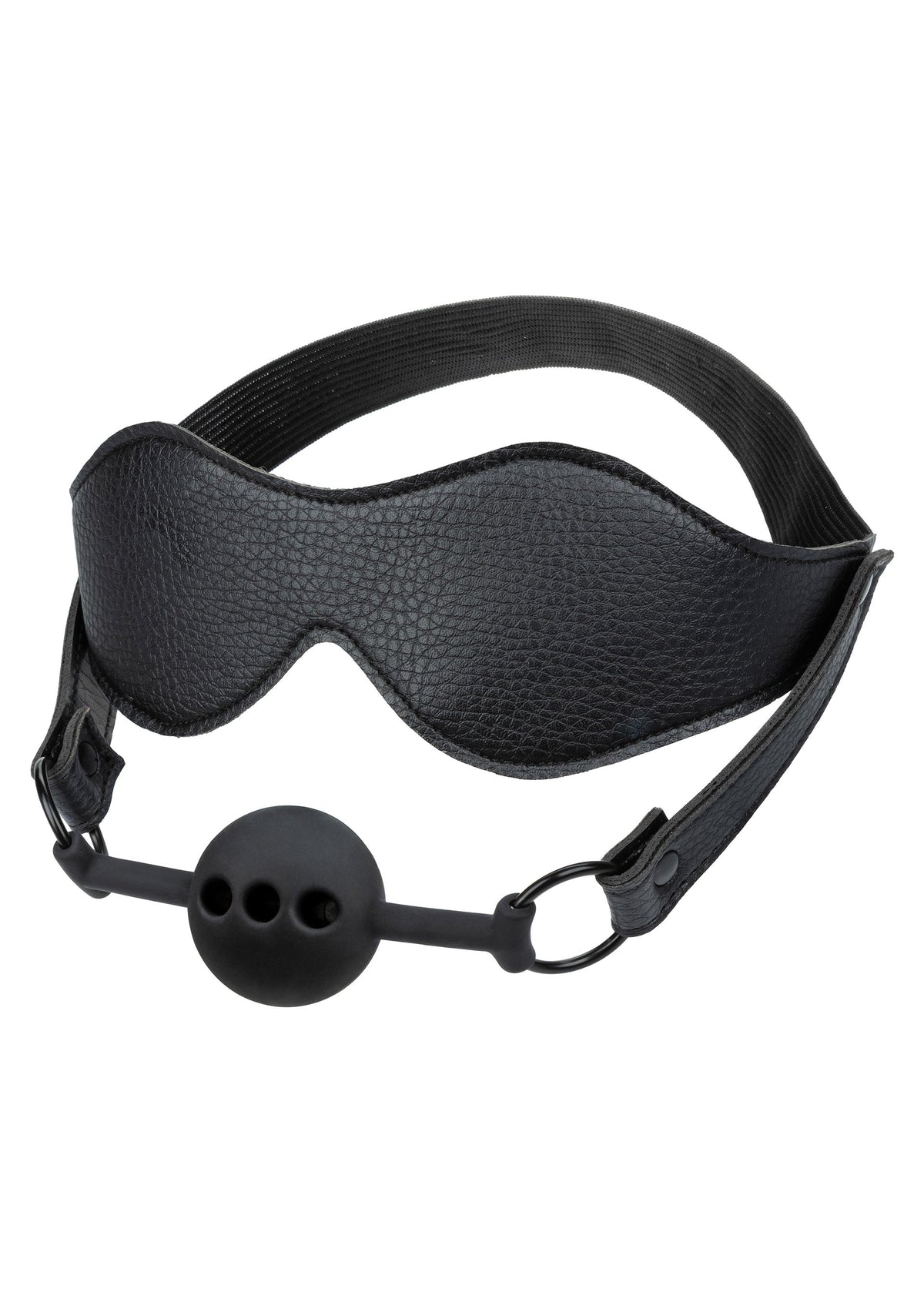 Eye Mask & Breathable Ball Gag BLACK - 0