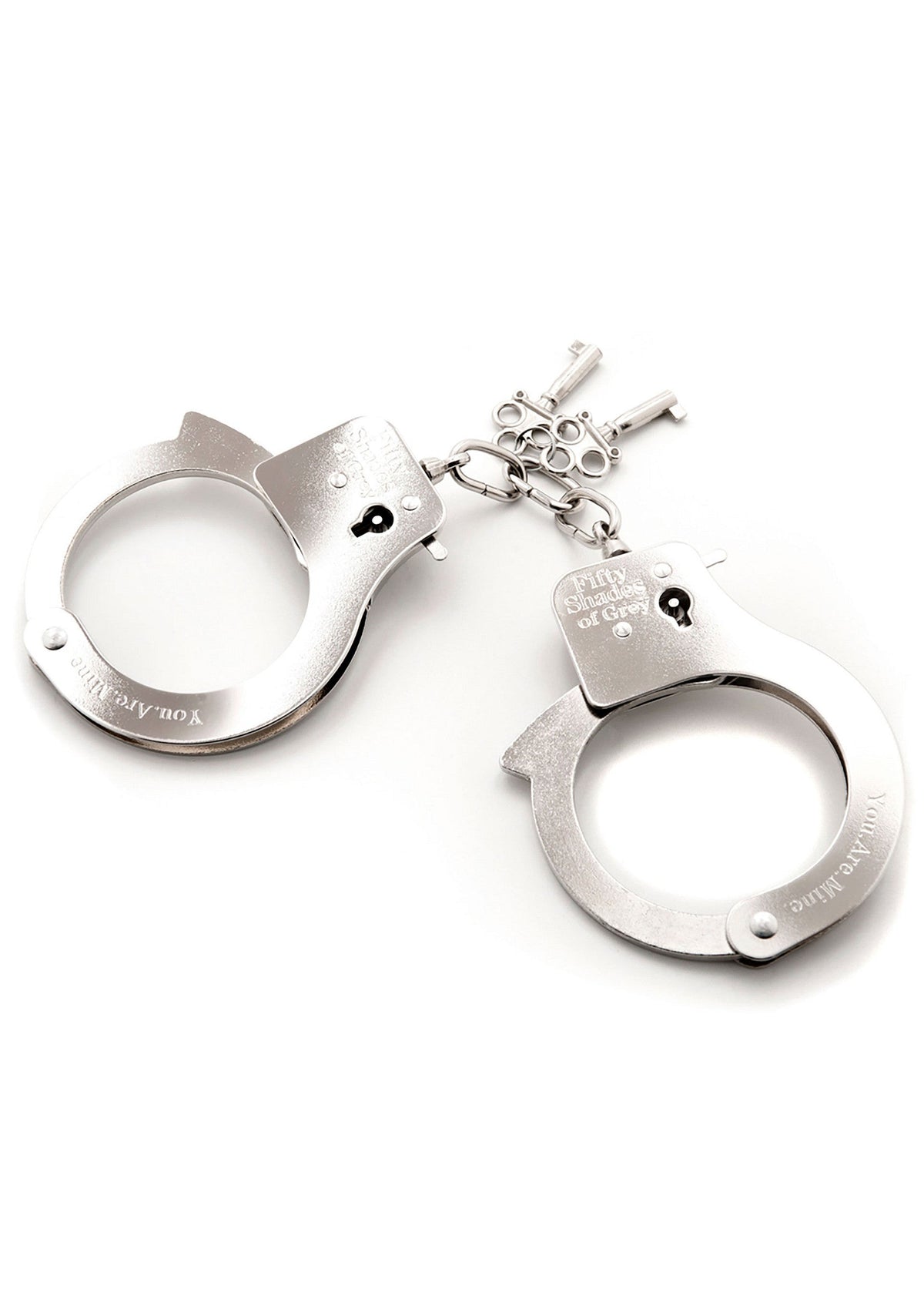 You Are Mine Metal Handcuffs SILVER - 0