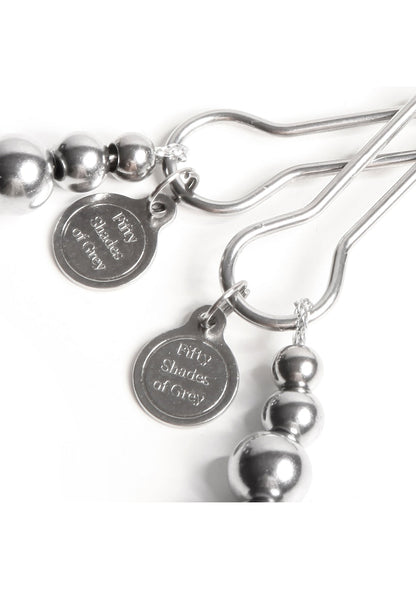 Pinch Adjustable Nipple Clamps SILVER - 5