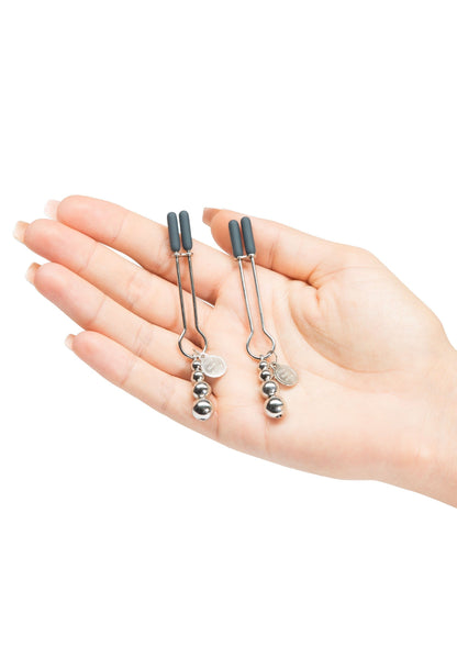 Pinch Adjustable Nipple Clamps SILVER - 1