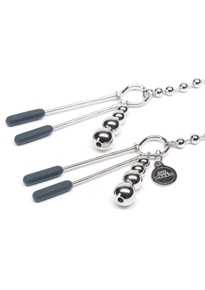 Chained Nipple Clamps SILVER - 5