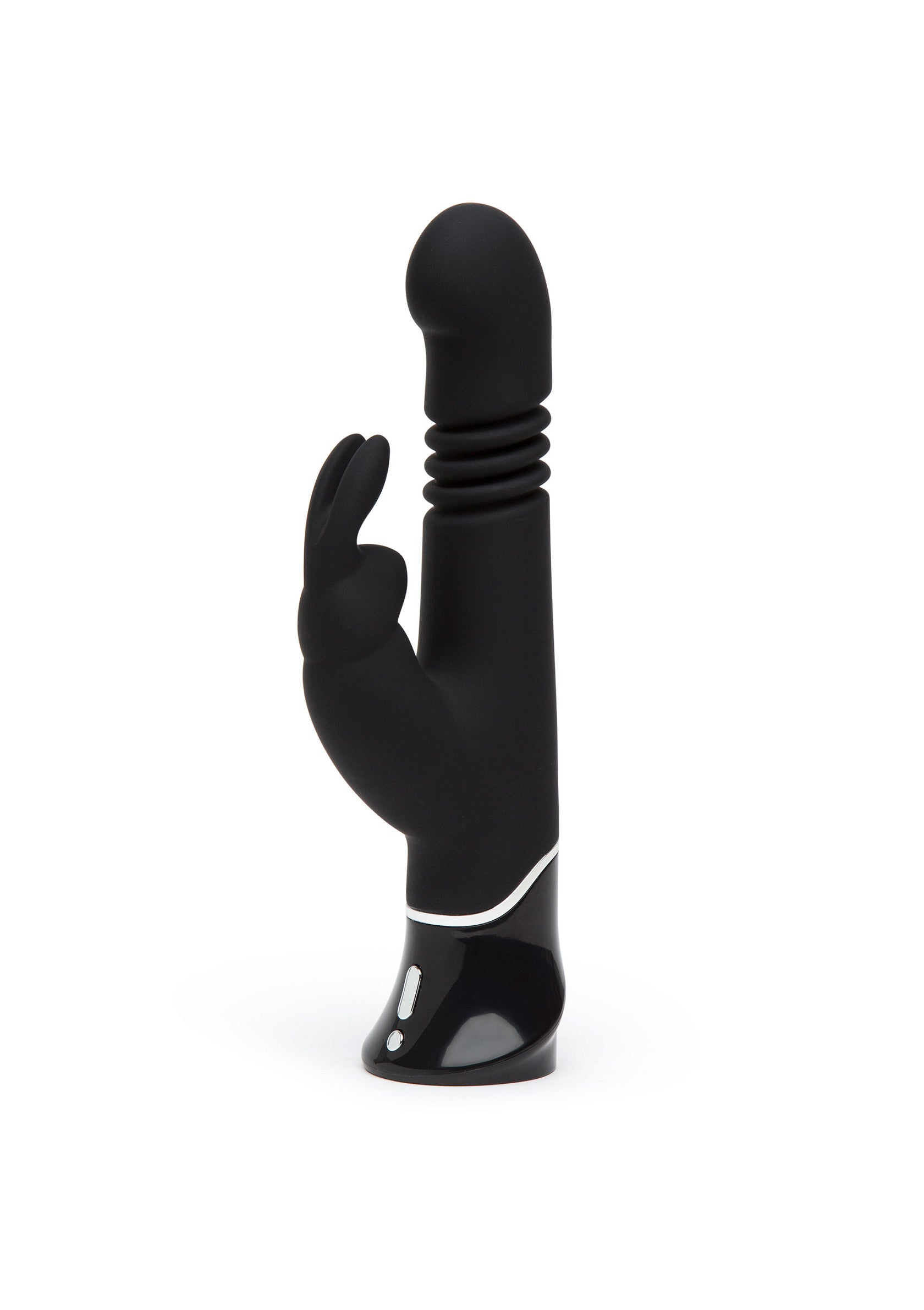 Thrusting Rabbit Vibrator BLACK - 2