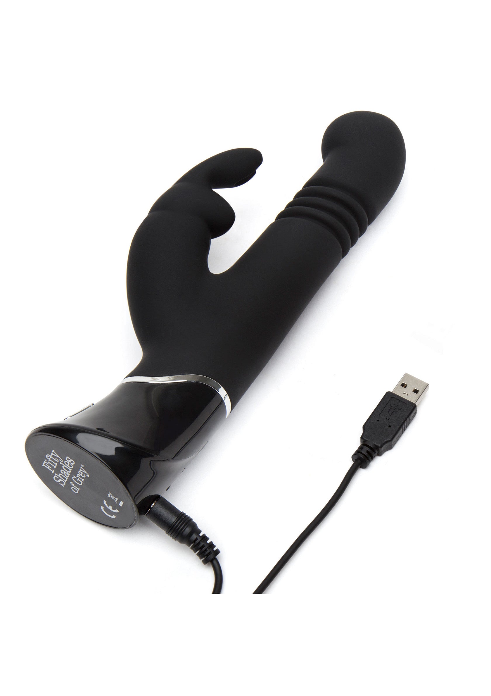 Thrusting Rabbit Vibrator BLACK - 3