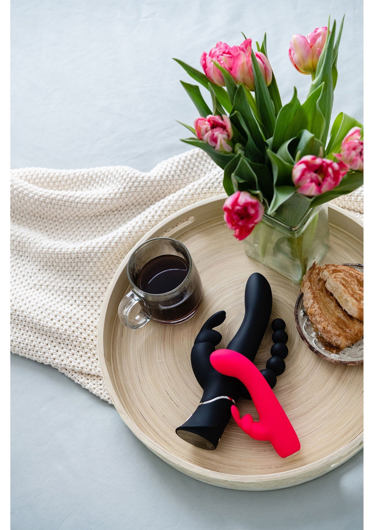 Triple Curve Rabbit BLACK - 1