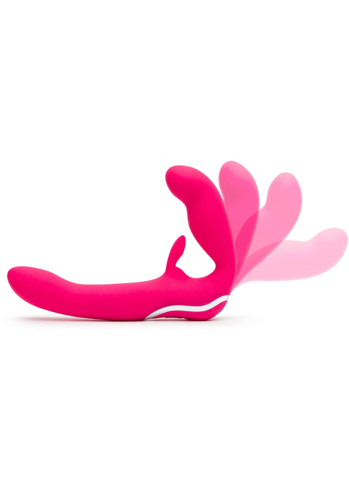 Vibrating Strapless Strap On PINK - 4