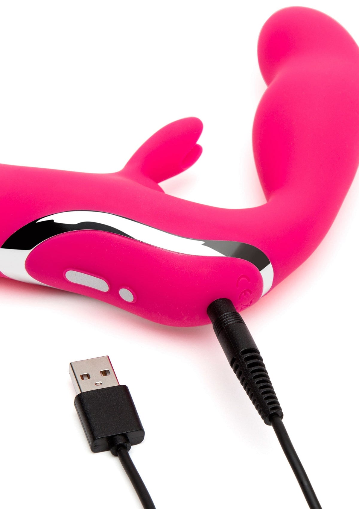 Vibrating Strapless Strap On PINK - 6
