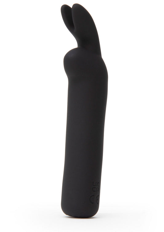 Silicone Rabbit Ears Bullet - Zwart