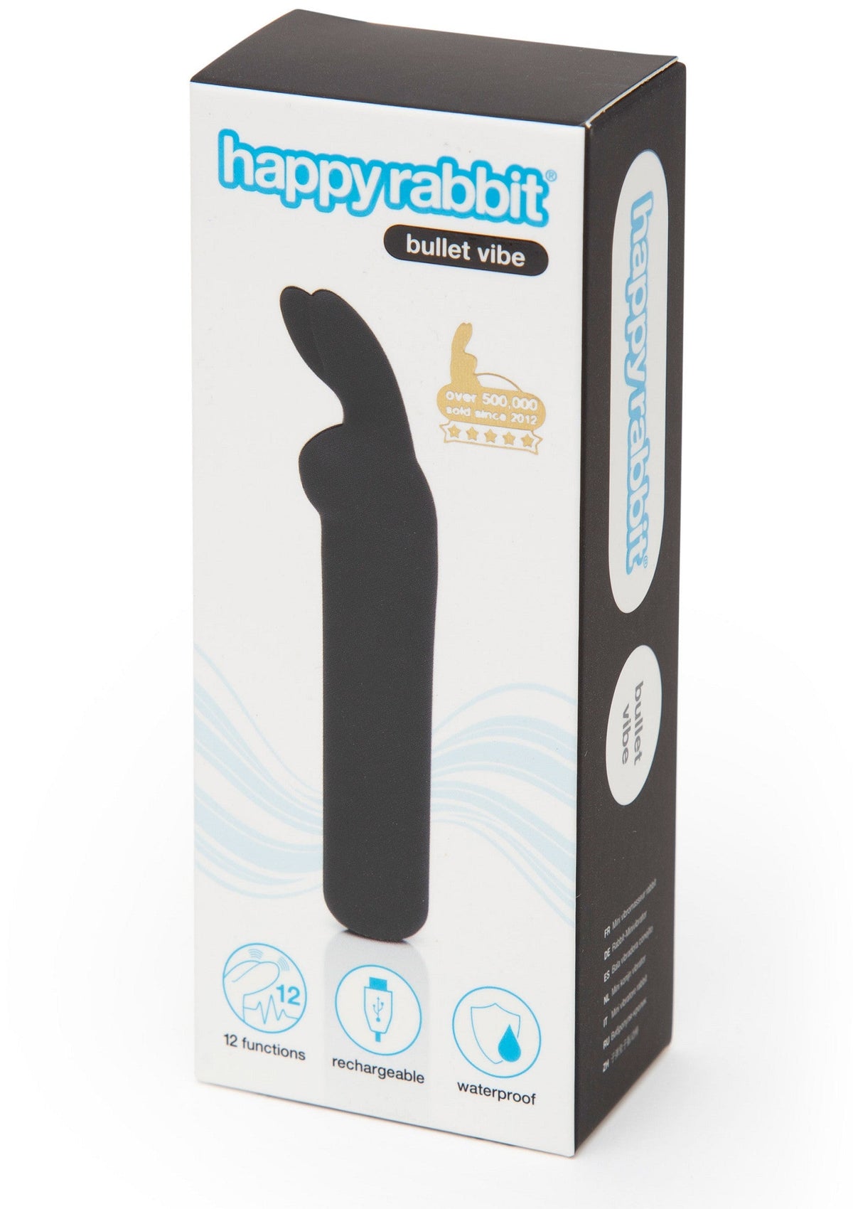 Silicone Rabbit Ears Bullet BLACK - 1