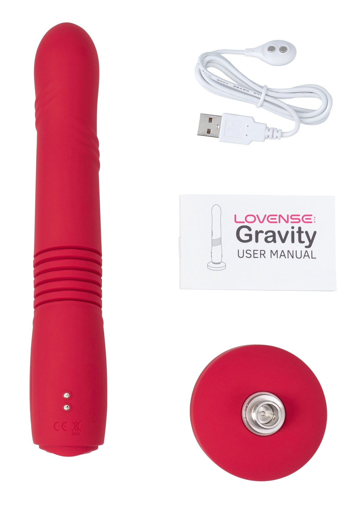 Gravity Thrusting Vibrator RED - 6