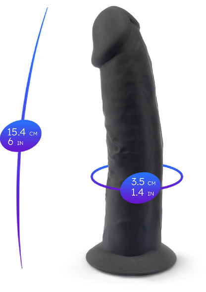 Silex-D Dong Model 6 Inch BLACK - 4