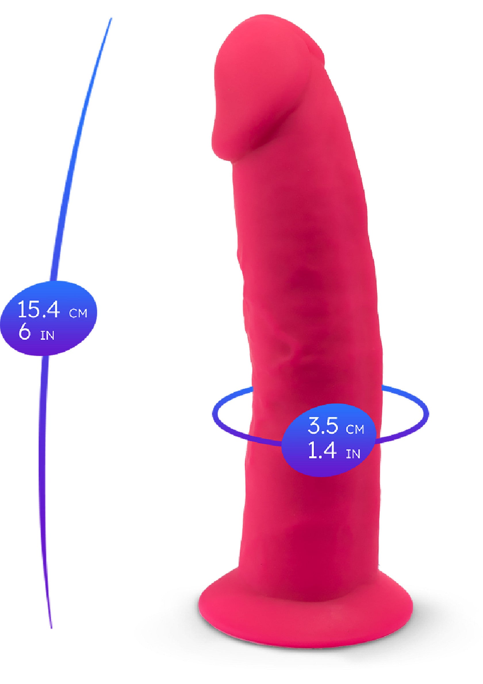 Silex-D Dong Model 6 Inch PINK - 1
