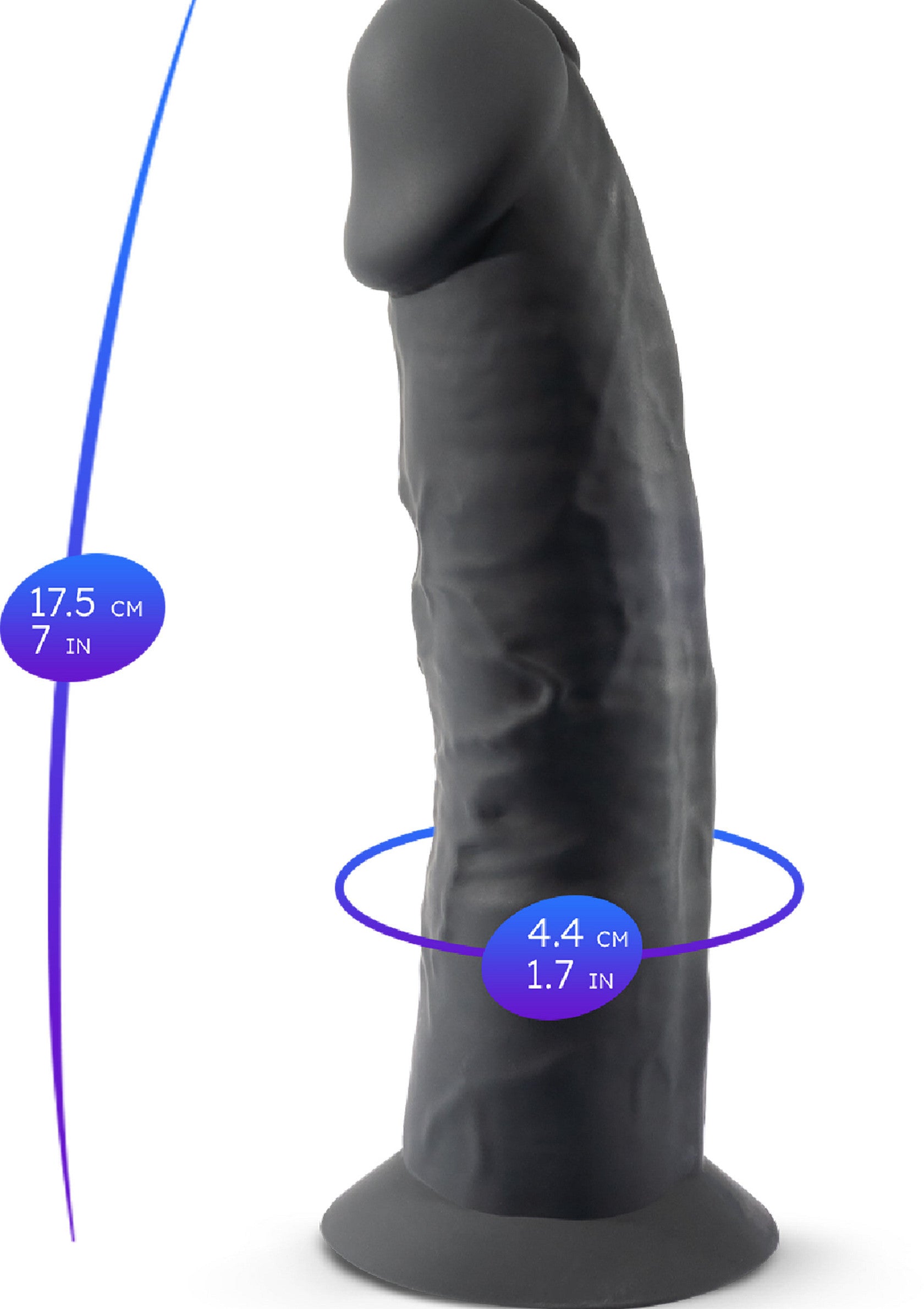 Silex-D Dong Model 7.5 Inch BLACK - 2