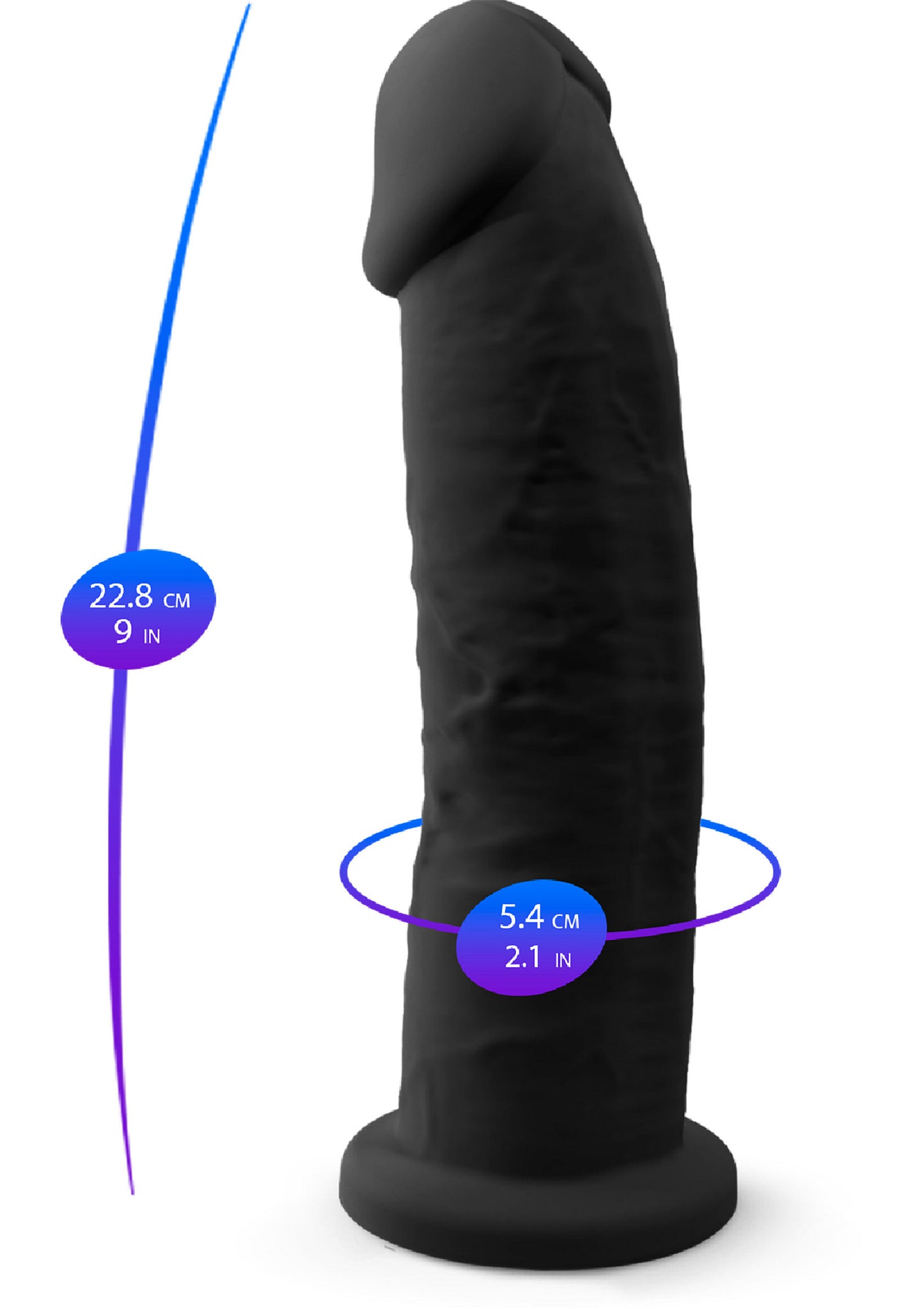 Silex-D Dong Model 9 Inch BLACK - 1