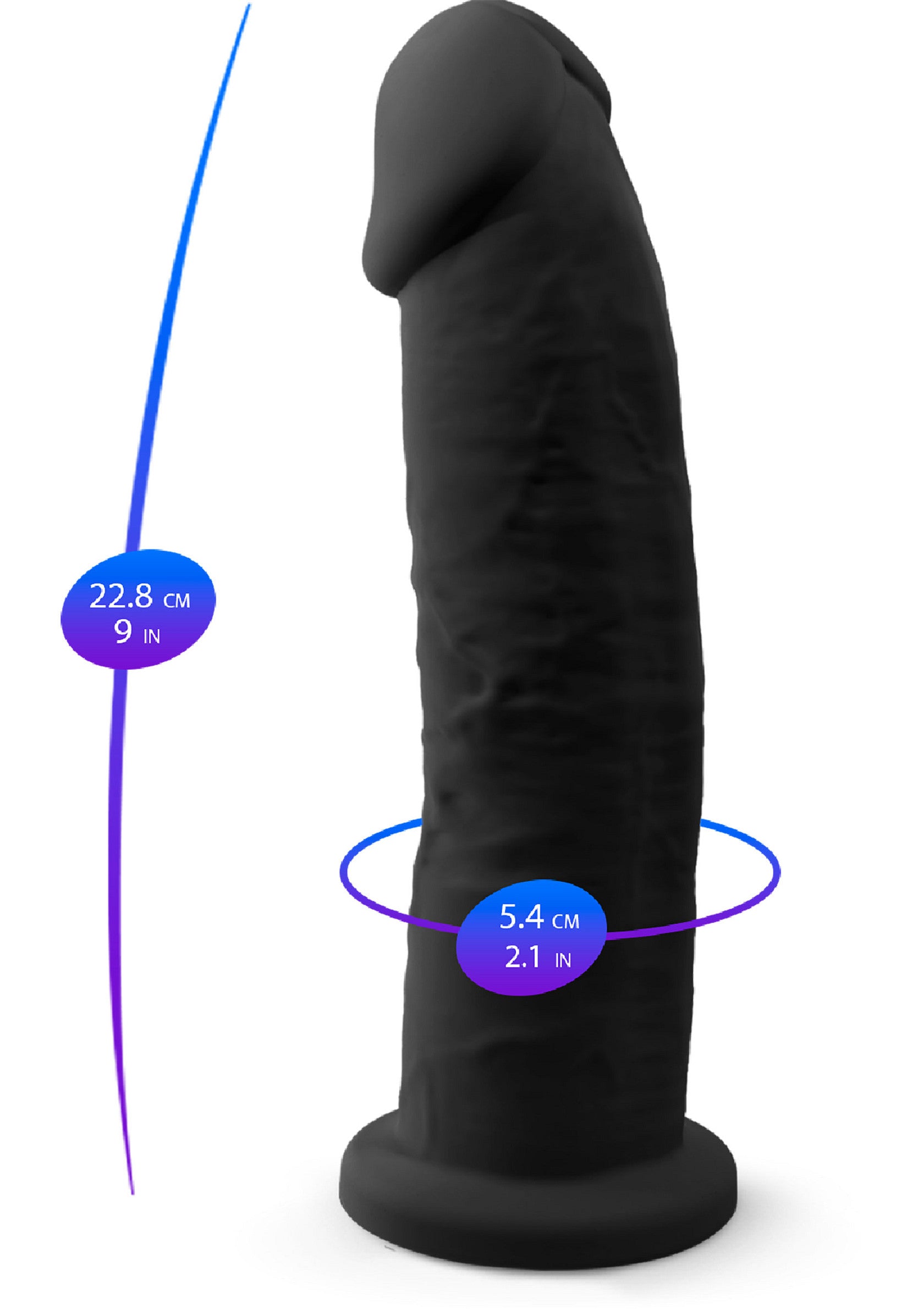 Silex-D Dong Model 9 Inch BLACK - 1