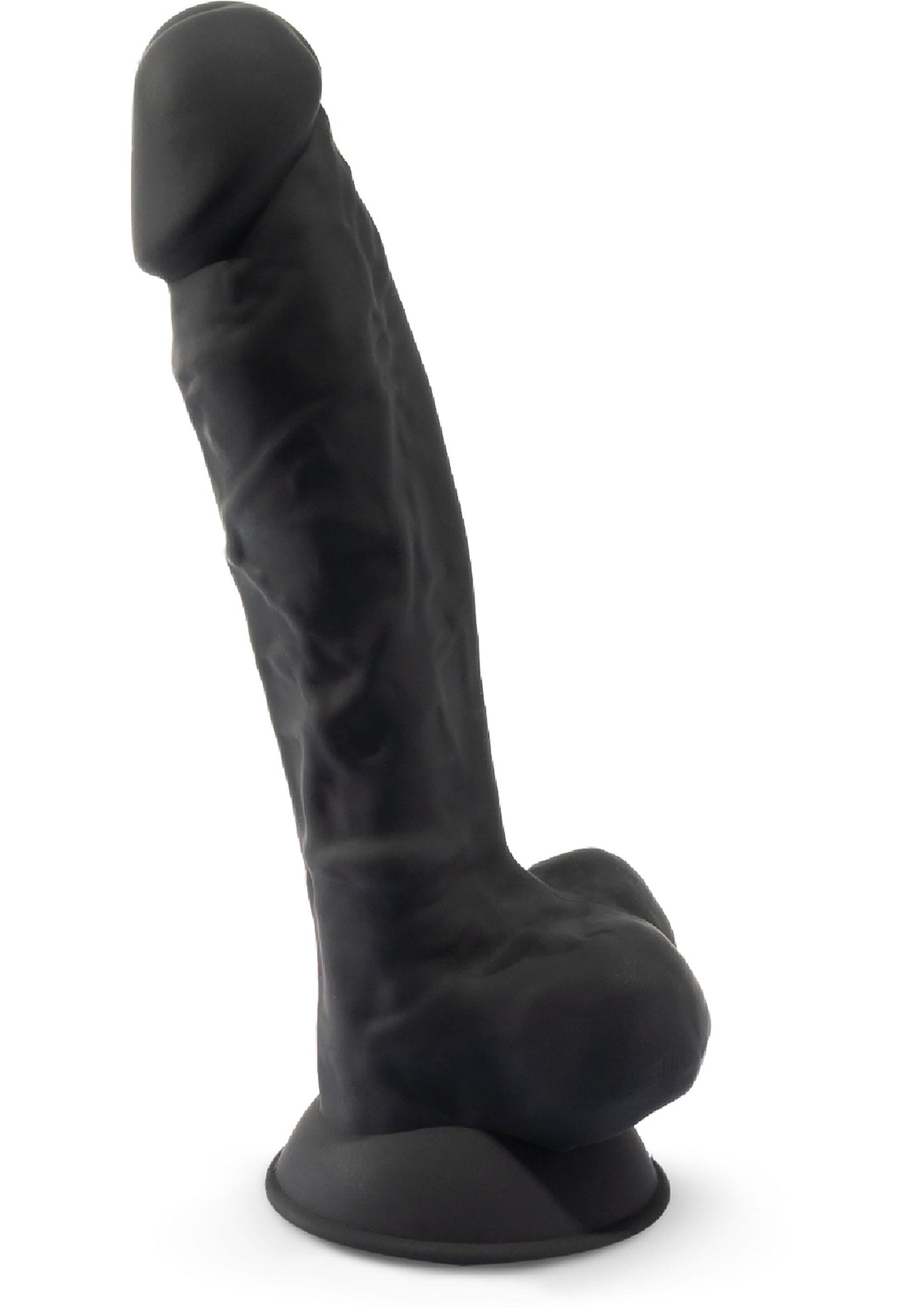 Silex-D Dildo Model 7 Inch BLACK - 4