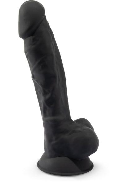 Silex-D Dildo Model 7 Inch BLACK - 4