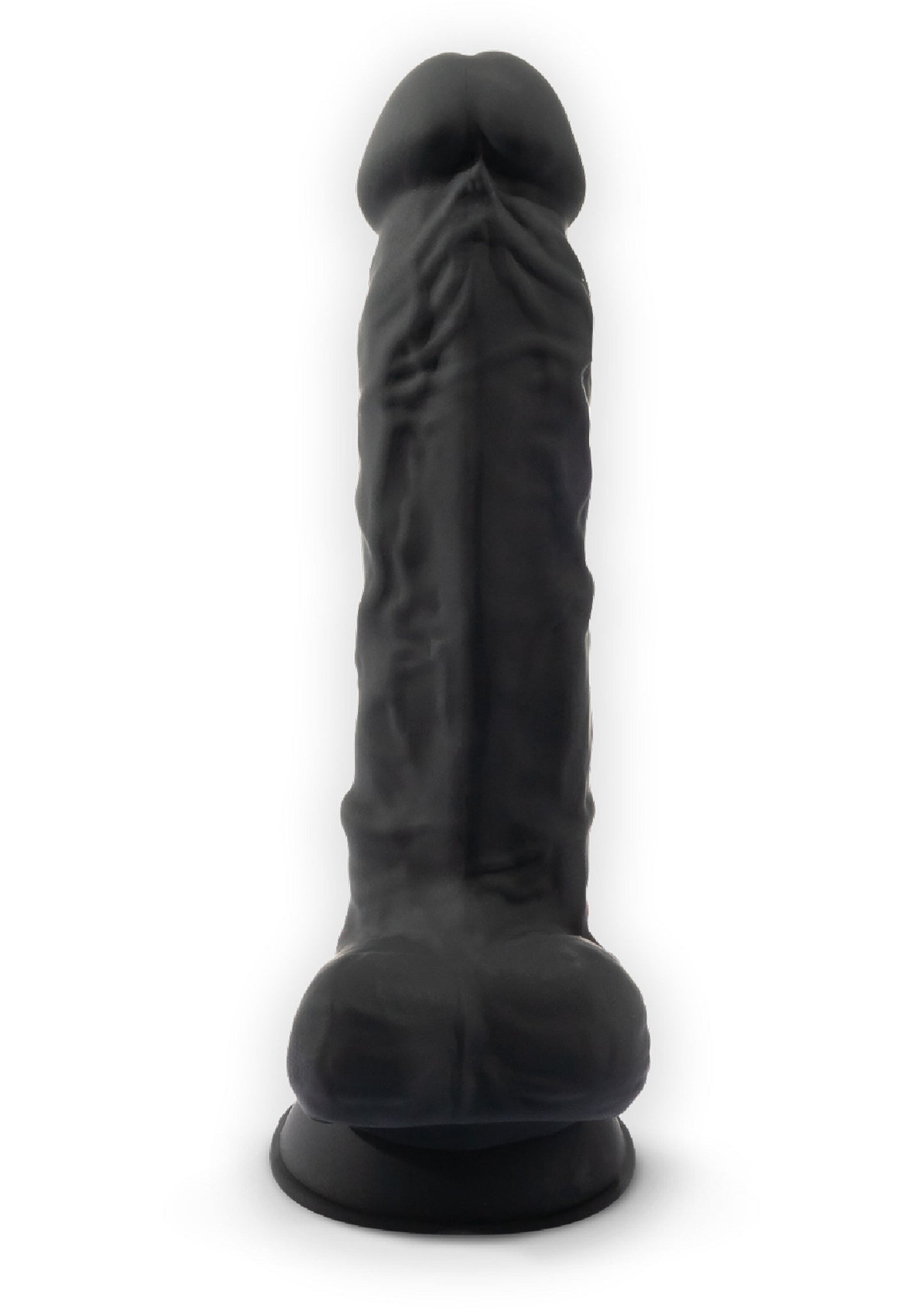 Silex-D Dildo Model 7 Inch BLACK - 3